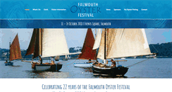 Desktop Screenshot of falmouthoysterfestival.co.uk